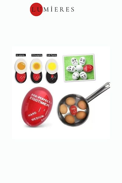 Lumieres Special Series Timed Boiling Graduated Color Changing Egg Cooking Timer 1 Piece