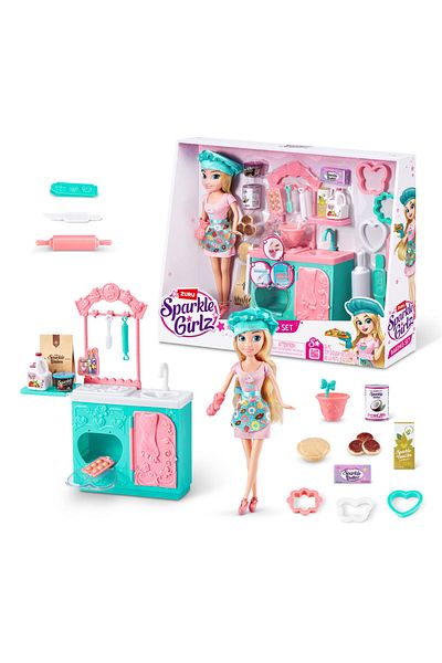 GIOCHI PREZIOSI Sparkle Girlz 27 cm Cook Doll Set