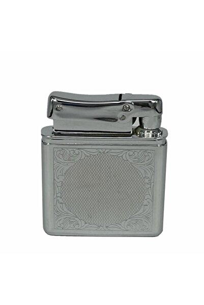 Cantayurdu Retro Benzinli Çakmak Muhtar Çakmağı Gümüş