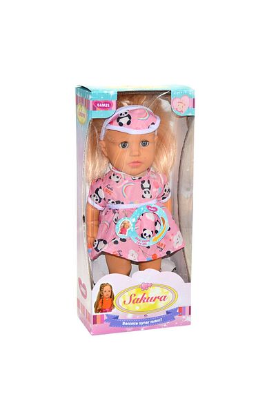 NillyToys 2671 Gamze, Talking Sakura Doll with Played Eyes