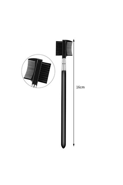 AGNESS Nano Kaş Fırçası Kirpik Tarağı Professional Asu566