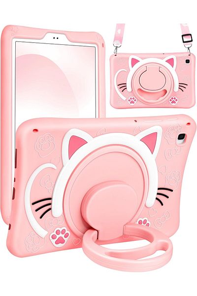 UnDePlus Samsung Galaxy Tab A7 10.4 T500 T505 T507 Case Elegance with Stand and Character for Kids