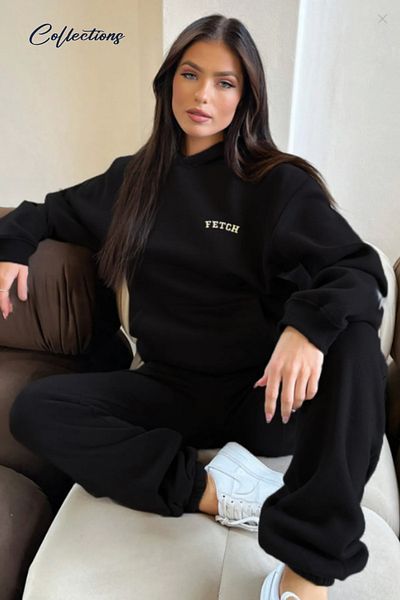 Arz giyim New Season Black Sweatshirt Set - Trendcollections