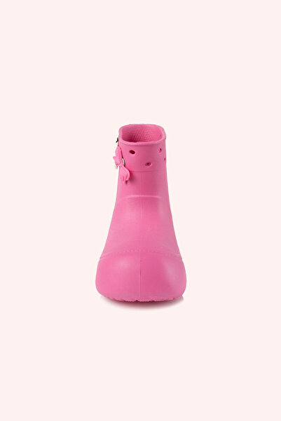 Panço Aksesuarlı Pembe Yağmur Botu