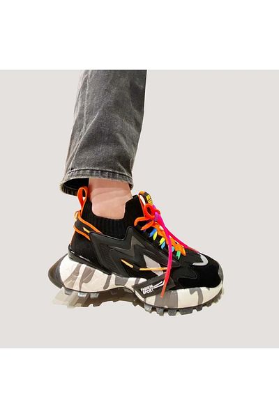 Guja ARME CITY GUJA AC24K446-1 - Tricotaje colorate, pliate, pantofi sport casual