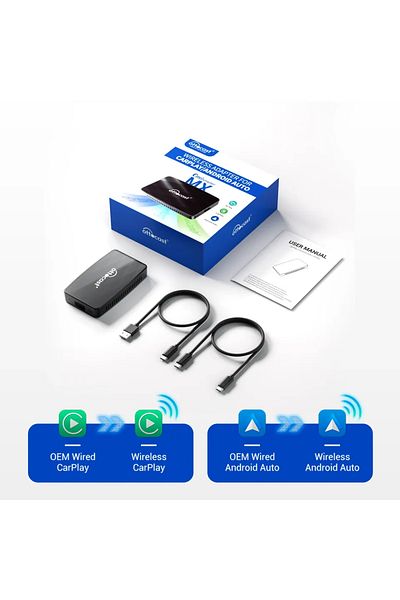 Choice Ottoadapter Mx Ottoadapter Mx Wireless Carplay Android Auto 3 In1 Adapter For Air Play Car Accessori