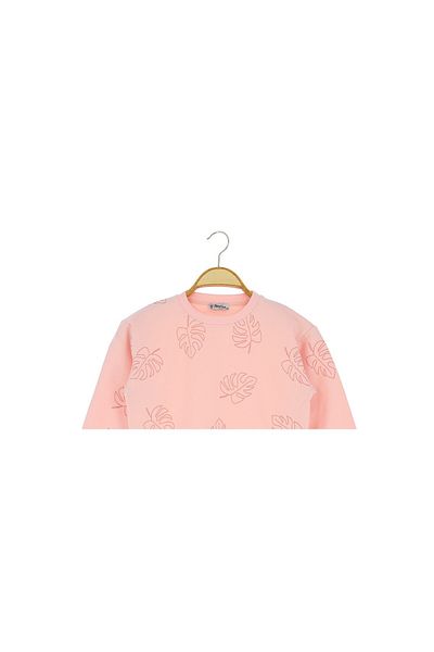 Atabay Kids ATABAY KİDS 155-01-25 ΚΟΡΙΤΣΙΚΗ ΜΠΛΟΥΖΑ ΦΥΛΛΟ ΕΚΤΥΠΩΣΗ 2 ΚΛΩΝΕΣ 9/12 ΗΛΙΚΙΑ