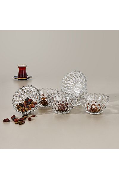 Glass In Love In Love Galaxy Bowl Set of 6 - Transparent - 14 cm