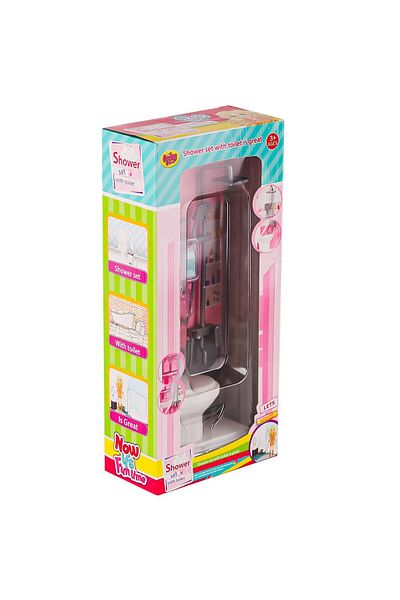 NillyToys 02379 Bathroom Play Set with Toilet -Oydaş Toy