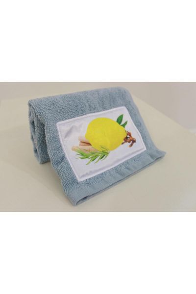 Ender Home Cottonverse Prosop de Bucătărie Brodat Lămâie 100% Bumbac 30x40 Cm