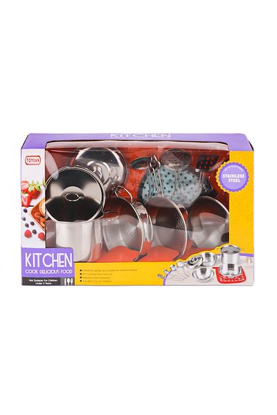NillyToys 666-B8 Metal Tea Set -Toysan Toy