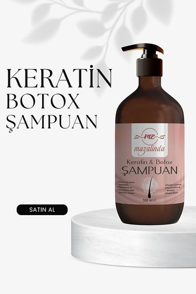 Mazalinda Keratin & Botox Shampoo Anti-Spill Repair Care Hair Shampoo