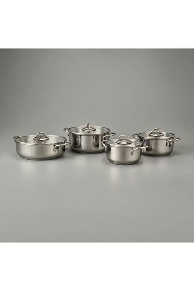 AROW Azure 8 Piece Inox Cookware Set