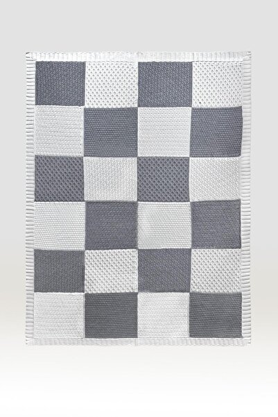 CHUBA CHOME102 Модель Patchwork TV ковдра - 130смx170см Сірий-Екрю