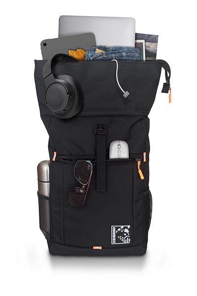 BRAGİ Original Black Unisex Laptop School Course Camping Travel Outing Daily Use Backpack