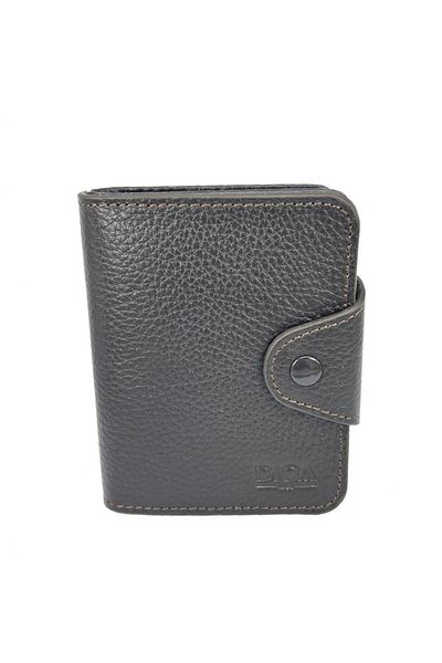 DİGA 110 Genuine Leather Card Holder Wallet, Brown