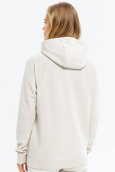 Nike Sportswear Essential Fleece Full Zip Hoodie Γυναικεία φούτερ με κουκούλα Κρέμα