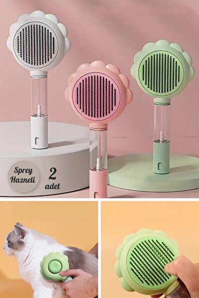 Tilbe Home 2'li Sprey Hazneli Otomatik Temizlenen Kedi Köpek Tüy Toplayıcı Ta...