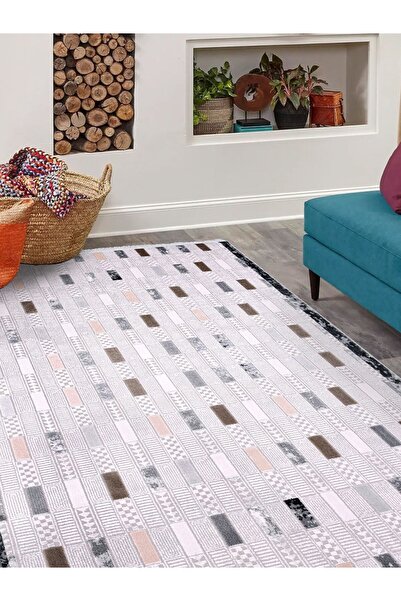 Emin Halı Stones Koleksiyonu 17192 Triko Akrilik Yumuşak Tuşe Salon Mutfak An...