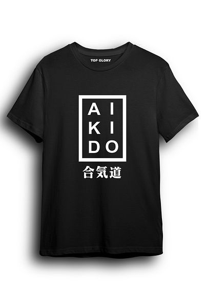 TOP GLORY Προσαρμοσμένο σχέδιο T-Shirt Aikido - AW1004