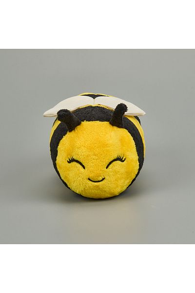 Evidea Soft Bee Figure Pillow - Colorful - 37X17 cm