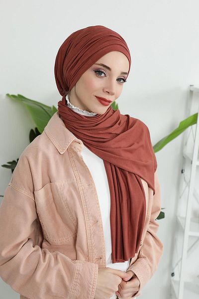 Aisha's Design غطاء رأس من القطن الممشط برباط، B-1