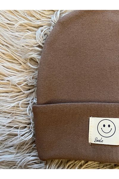 enes baby Pack of 2 Smile Smiley Face Stretchy Camisole Beanie
