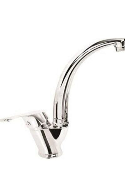 ELMİNA ARMATUR Mix Swan Kitchen Sink Faucet Fountain Open Close