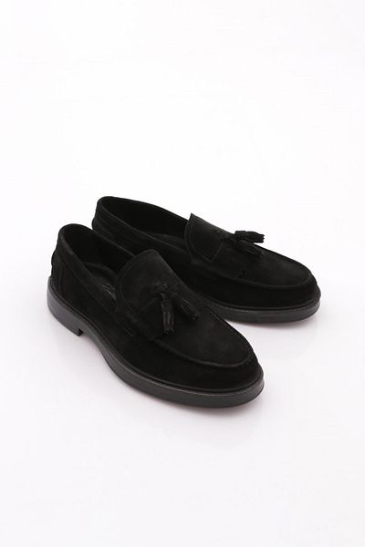 DGN Ανδρικά Δερμάτινα Παπούτσια Classic Μαύρο Suede 63523514102995
