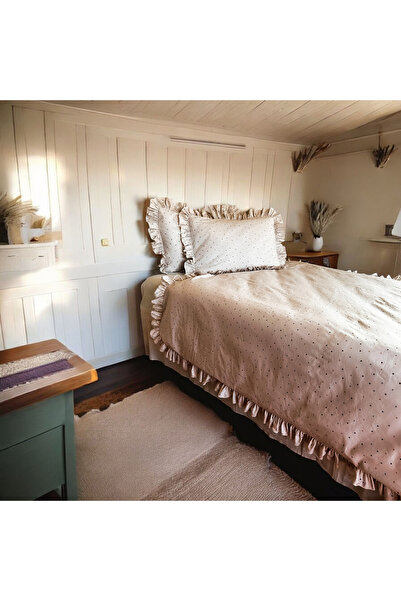 MundoLindo طقم غطاء لحاف مفرد من 3 قطع بنمط قلوب بسيط لعيد الحب، مصنوع من الق...