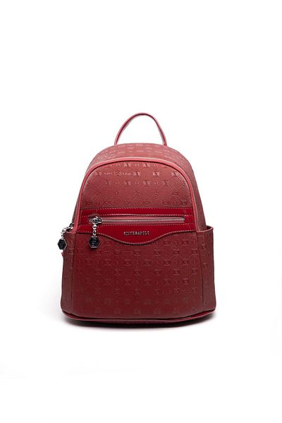 Silver Polo Silver & Polo Claret Red Sp1161 Women's Backpack