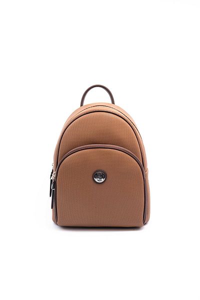 Silver Polo Silver & Polo Caramel - Καφέ SP1062 Γυναικείο σακίδιο πλάτης