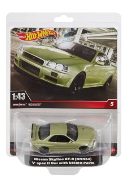 HOT WHEELS 1:43 Premium Arabalar - Nissan Skyline GT-R | HMD47