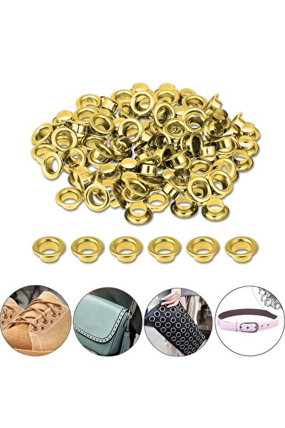 ipekbazaar 1.7 No [3.5 mm] Kuşgözü ve Pul (100 Adet)-Altın