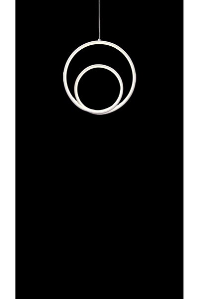 MİLA AYDINLATMA HALKA İÇİ HALKA LEDLİ AVİZE BEYAZ IŞIK