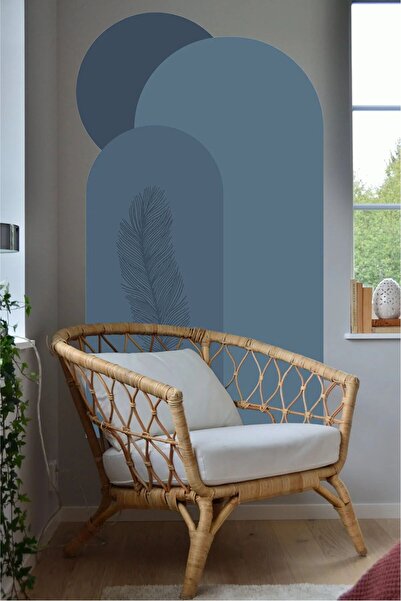 Piksel Grafik Feather Bohemian 3-Piece Blocks Wall Sticker