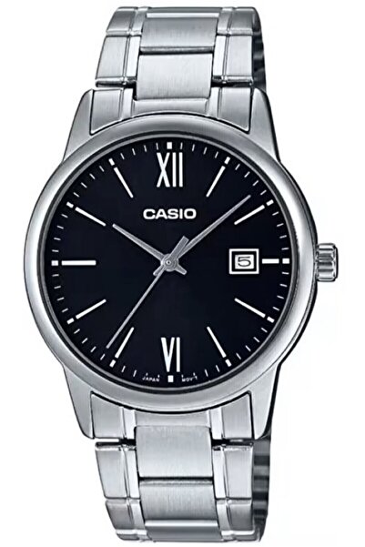 Casio Gümüş Siyah Renk 37 Mm Erkek Kol Saat