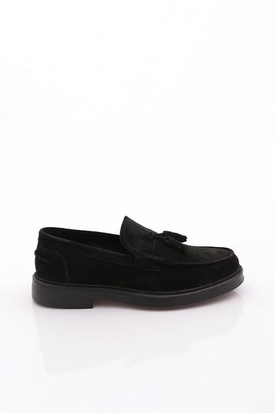DGN Ανδρικά Δερμάτινα Παπούτσια Classic Μαύρο Suede 63523514102995