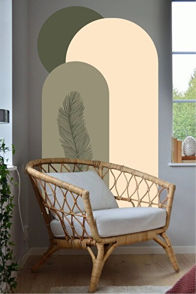 Piksel Grafik Feather Bohemian 3-Piece Blocks Wall Sticker