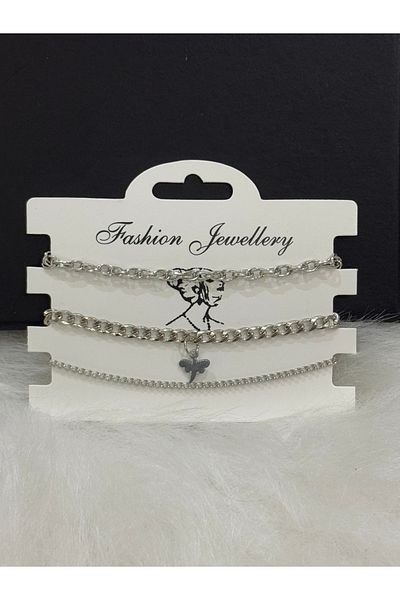 Hediyedukkani Steel Triple Bracelet and Gift for Wife Lover