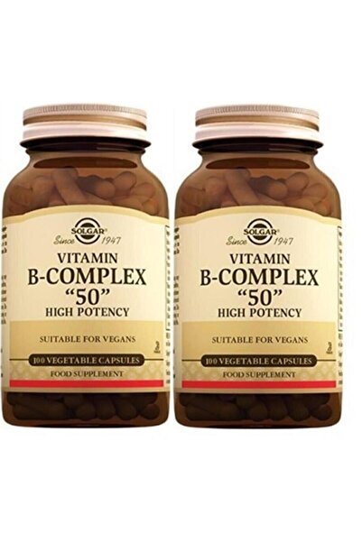 Solgar Vitamin B Complex 50 Mg 100 Kapsül 2 Adet