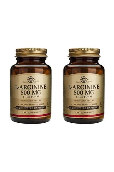 Solgar L-arginine 500 Mg 50 Capsules 2 Pieces