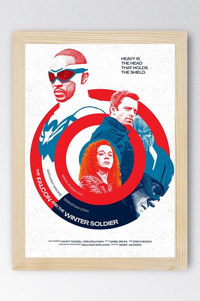 Saturn Pictură înrămată The Falcon and the Winter Soldier - Pictură poster Marvel