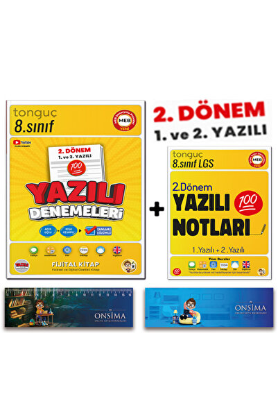 Tonguç Yayınları 8. Sınıf 2. Dönem Yazılı Denemeleri - 2. Dönem Yazılı Notlar...