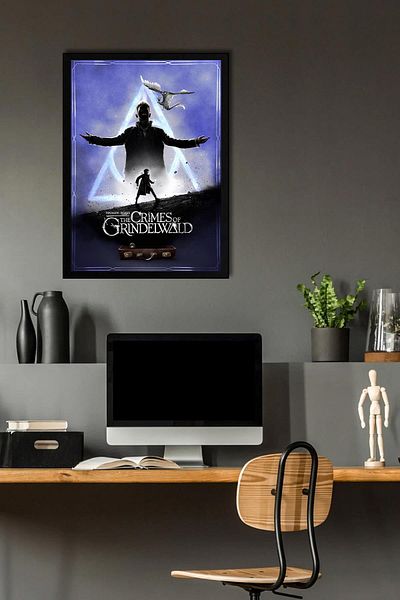 Saturn Fantastic Beasts Framed Painting - Movie Poster Poster Painting
