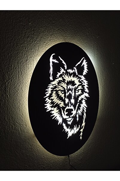 Alda Kurt Açma Kapama Düğmeli Led Işıklı Duvar Tablosu