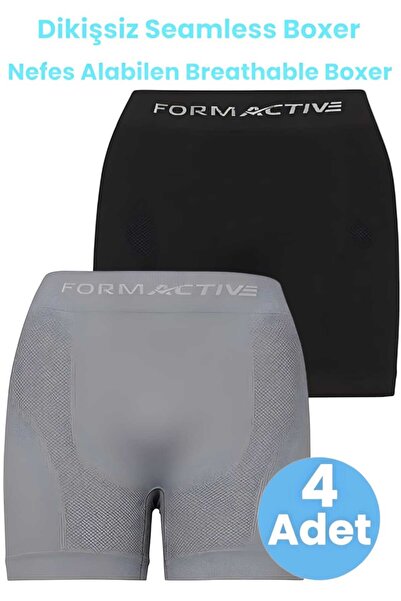 Uniquetrenders Muški Bez šavova / Bešavni, prozračni bokserice 4 komada