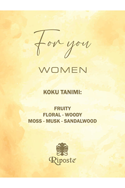 Riposte For You Kadın Parfüm 100 ML