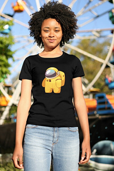 Texclusive Among Us Astronaut Majica Crna Unisex Astronaut Majica