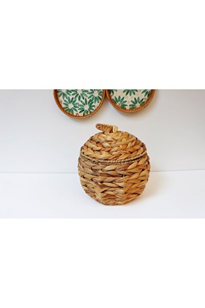 Emeksanatı Yuvarlak hasır sepet
